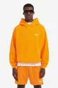 Βαμβακερή μπλούζα Represent Represent Owners Club Hoodie M04153-237 πορτοκαλί