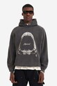 Bavlnená mikina Represent Shark Jaws sivá M04286.20