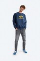 Alpha Industries bluza Basic Sweater 178302.463 niebieski AW23