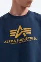 modrá Mikina Alpha Industries Basic