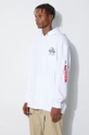 white Alpha Industries sweatshirt