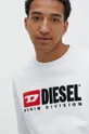 λευκό Βαμβακερή μπλούζα Diesel