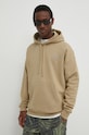 Diesel bluza bawełniana S-ROB-HOOD-DOVAL-PJ bawełna beżowy A03786.0BKAF