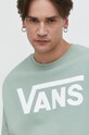 Vans hanorac de bumbac verde VN0A456ACJL1