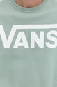 Vans hanorac de bumbac VN0A456ACJL1 verde