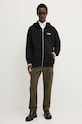 Diesel bluza bawełniana S-BOXT-HOOD-ZIP-DIV A14946.0GEAD czarny AA00