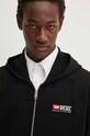 Хлопковая кофта Diesel S-BOXT-HOOD-ZIP-DIV чёрный A14946.0GEAD