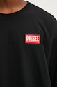 Хлопковый лонгслив Diesel T-BOXT-LS-LAB A14948.0NIAR чёрный