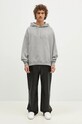 1017 ALYX 9SM felpa in cotone Boxy Pullover Hoodie AAMSW0248FA01 grigio