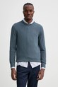 Marc O'Polo maglione in cotone a maglia fine blu M20502360074