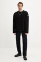 Diesel bluza bawełniana S-MACSIS-OD A09857.0BMBJ czarny AA00