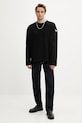 Diesel hanorac de bumbac S-MACSIS-OD A09857.0BMBJ negru AA00