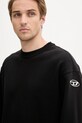 Diesel bluza bawełniana S-MACSIS-OD czarny A09857.0BMBJ