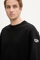 Diesel hanorac de bumbac S-MACSIS-OD negru A09857.0BMBJ