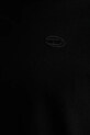 Diesel longsleeve bawełniany T-ADJUST-LS-SLITS-R17 A18142.0AIJU czarny