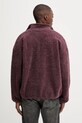 Odzież American Vintage bluza MHOK16B bordowy
