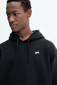 Βαμβακερή μπλούζα Vans μαύρο VN000P58BLK1