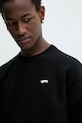 Vans hanorac de bumbac negru VN000P59BLK1