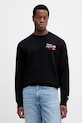 MC2 Saint Barth bluza bawełniana bawełna czarny SOH0008