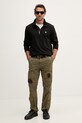 U.S. Polo Assn. bluza męska z bawełną DHM LB 1/4 ZIP MUP3359 czarny AA00