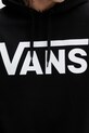 Vans bluza z kapturem męska z bawełną VN000HNXY281 czarny