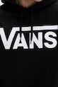 Vans bluza z kapturem męska z bawełną VN000HNXY281 czarny
