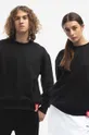 black 032C sweatshirt Taped Crewneck Unisex