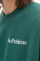 Aries cotton sweatshirt Mini Problemo AR20009 green
