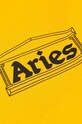 Odjeća Pamučna dukserica Aries Column Hoodie AR20010 zlatna