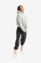 Памучен суичър Aries Column Hoodie AR20010 PALE MINT 100% памук