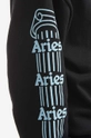 Pamučna dukserica Aries Column Hoodie PALE MINT