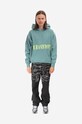 PLEASURES bluza Latex Hoodie P22F016 zielony AA00
