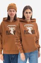 PLEASURES bluza Suffering Hoodie z kapturem brązowy P22F043