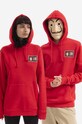 Кофта Reebok La Casa De Papel з капюшоном червоний HH7092
