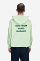 Odzież Drôle de Monsieur bluza bawełniana HO101.GREEN zielony