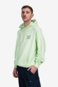 Bavlnená mikina Drôle de Monsieur Le Hoodie Classique HO101 LIGHT GREEN