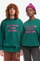 green Drôle de Monsieur cotton sweatshirt Unisex