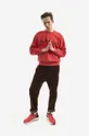 Aries cotton sweatshirt red