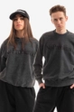 black Aries cotton sweatshirt Unisex