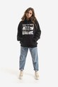 Clothing 032C cotton sweatshirt Barcode Hoodie SS22.C.2030.M black