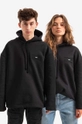 černá Bavlněná mikina 032C Maxi Hoodie Unisex