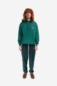 Drôle de Monsieur cotton sweatshirt HO101.FOREST.GREEN green AA00