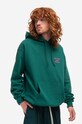 Drôle de Monsieur cotton sweatshirt HO101.FOREST.GREEN