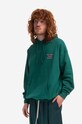 Drôle de Monsieur cotton sweatshirt HO101.FOREST.GREEN