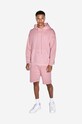 Bavlněná mikina KSUBI MSP23FL017 růžová AA00