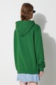 Bavlnená mikina Fjallraven Logo Hoodie 84144 zelená AA00