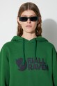 Bavlnená mikina Fjallraven Logo Hoodie 84144 zelená