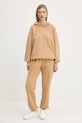 Bavlnená mikina Pangaia 10000180 béžová