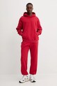 Pangaia cotton sweatshirt red 10000180