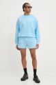 Clothing Pangaia cotton sweatshirt 10000183 blue